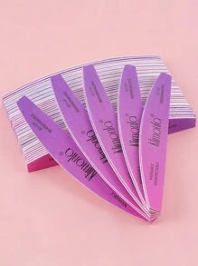 klimonla 4pcs Ombre 80/100 Grit Nail File - Purple - View 6
