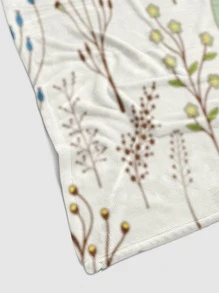 蘑菇圖案毯子 - 彩色 - 查看 3