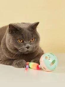 1 件铃铛设计猫爱好者和猫妈妈爱逗猫玩具