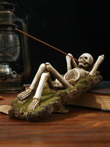 1pc Skeleton Shaped Incense Stick Holder Gifts Birthday Graduation - Multicolor - View 5