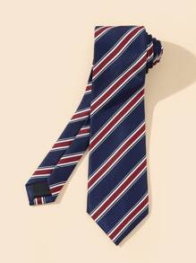 男士斜條紋系帶 - 彩色 - 查看 2