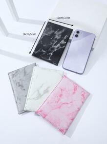 4pcs Metallic Marble & Letter Graphic Passport Cases Passport Holder Passport Wallet School Supplies School Stuff for School for Student Passport Cover Passport Bag for Travel for Holiday for Vacation Passport Pouch for Flight for Back to School for Men and Women Travel Essentials Travel Accessories vacation accessories for holiday season - Multicolor - View 4