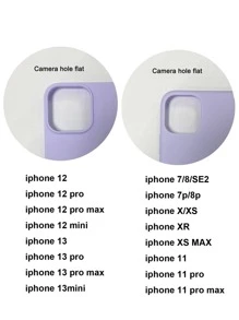 Telefoonhoesje in effen kleur met opvouwbare standaard - Màu tím - Xem 3