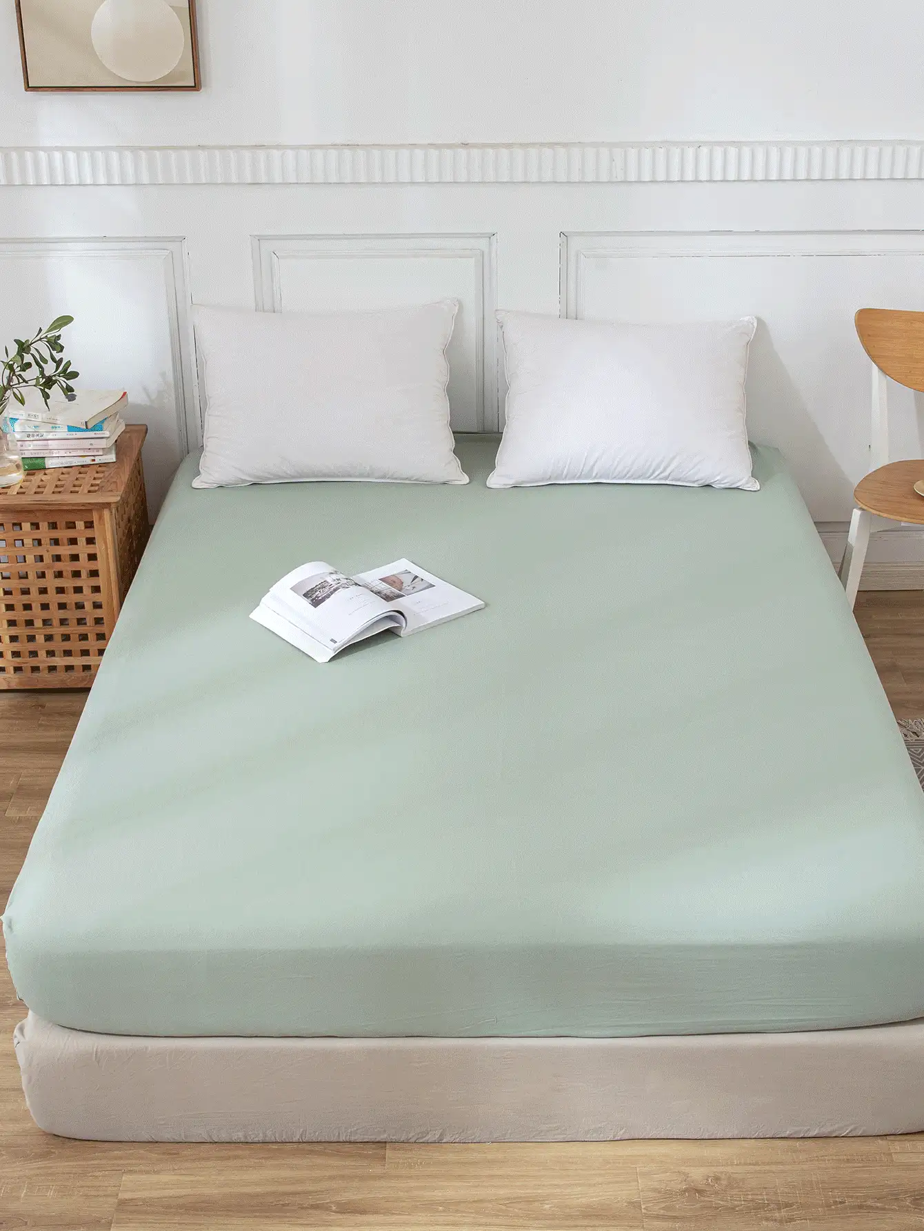 1pc Trang bị màu rắn - Màu be - Xem 2