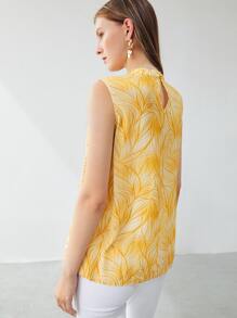 MOTF PREMIUM Top viscosa con fruncido - Amarillo - Ver 3