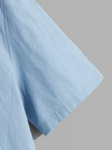 Manfinity Hombres Camisa de color combinado - Multicolor - Ver 4