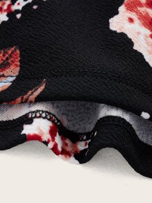 SHEIN VCAY 印花吊帶短上衣 - 彩色 - 查看 3