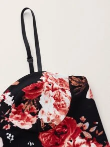 SHEIN VCAY 印花吊帶短上衣 - 彩色 - 查看 4