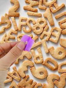40入組字母形狀餅乾印章
