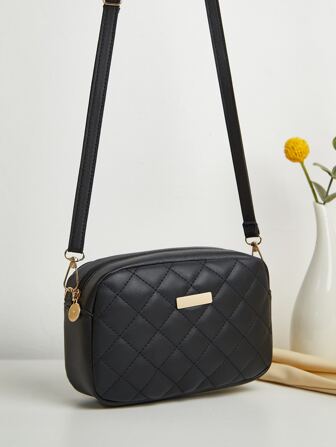 Neue modische gesteppte Rhombus Umhängetasche, Mini Größe