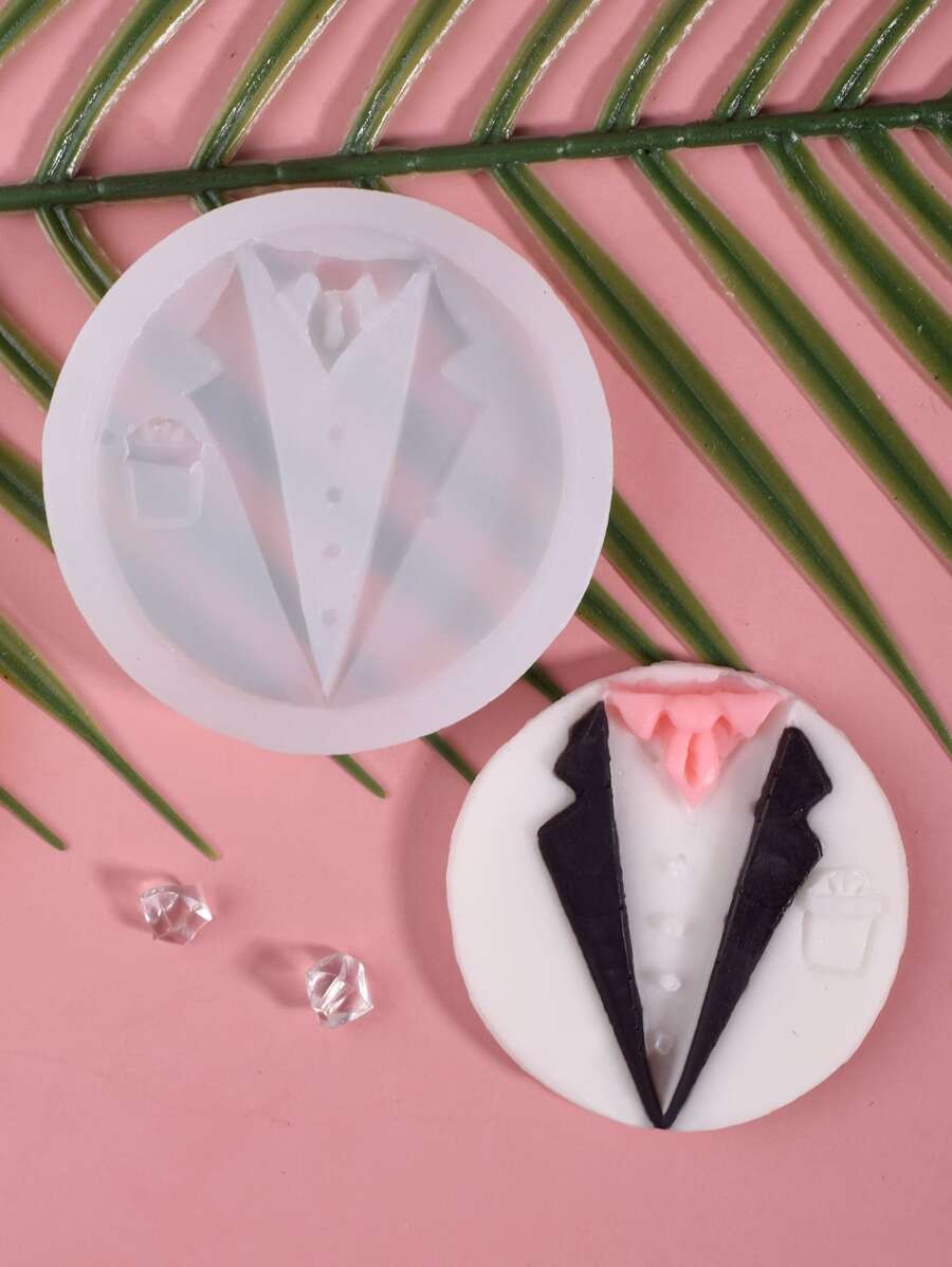 1 pieza Molde de caramelo diseño Camisa caballero - transparente - Ver 1