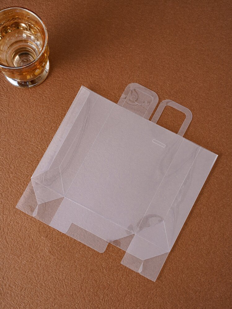 5個 クリアギフトバッグ ジュエリー収納バッグ, 誕生日パーティーの装飾, ギフトラッピング - クリア - 見る 4