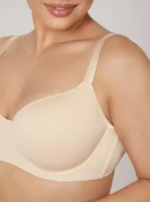 LUVLETTE Sheer Vitality Curve Full Support Balconette - Apricot - View 6