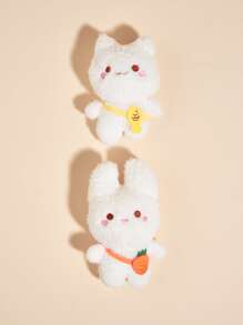 1入組隨機色寵物毛絨玩具 - 白色 - 查看 2