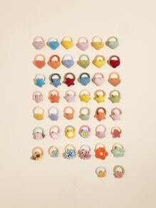 3pcs Random Color Pet Hair Tie - Multicolor - View 3