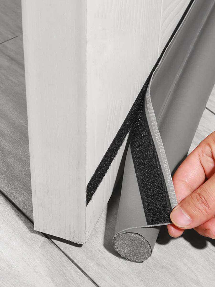 1pc Door Bottom Sealing Strip, Soundproof, Windproof Dustproof And Keep Warm Sealer Door Blocker - Grey - View 1