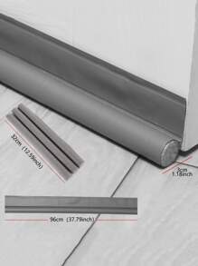 1pc Door Bottom Sealing Strip, Soundproof, Windproof Dustproof And Keep Warm Sealer Door Blocker - Grey - View 3