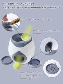 4入組自動狗狗獎勵喂食器玩具 - 彩色 - 查看 4