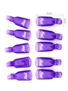 1pc Nail Polish Remover Clip - Purple - View 8