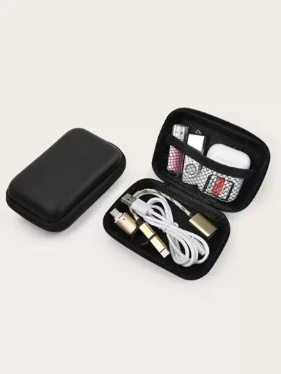 Portable Data Cable Storage Bag Cable Organizer