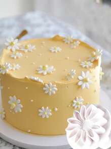 Household Multifunctional Chrysanthemum Cake Baking Biscuit Mold 3 Pieces