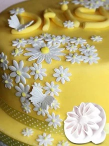 Household Multifunctional Chrysanthemum Cake Baking Biscuit Mold 3 Pieces