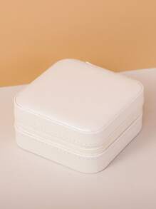 1入組首飾類收納便攜家用旅行收納耳環項鍊戒指首飾收納盒適用於女士配件