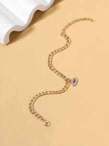 水鑽眼睛墜飾腳錬