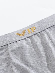 Men 5pcs Letter Graphic Boxer Brief - Multicolor - View 3