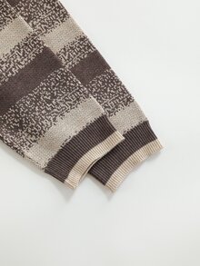 Boys Colour Block Drop Shoulder Jumper - Multicolor - View 4