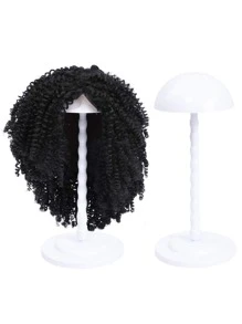 1pc Wig Stand Holder - White - View 2
