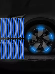 10 pegatinas reflectantes para vehículos. - Azul - Ver 2
