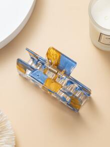 圖案方形髮爪 - 彩色 - 查看 3