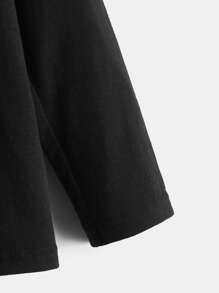 SHEIN Toddler Boys Halloween Print Tee - Black - View 4