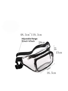 1pc Portable Travel Storage Bag - Black - View 3