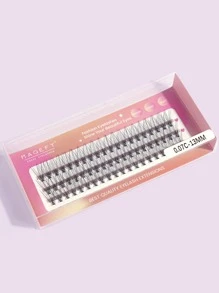 1box Mermaid Tail Individual Eyelashes - Black - View 2