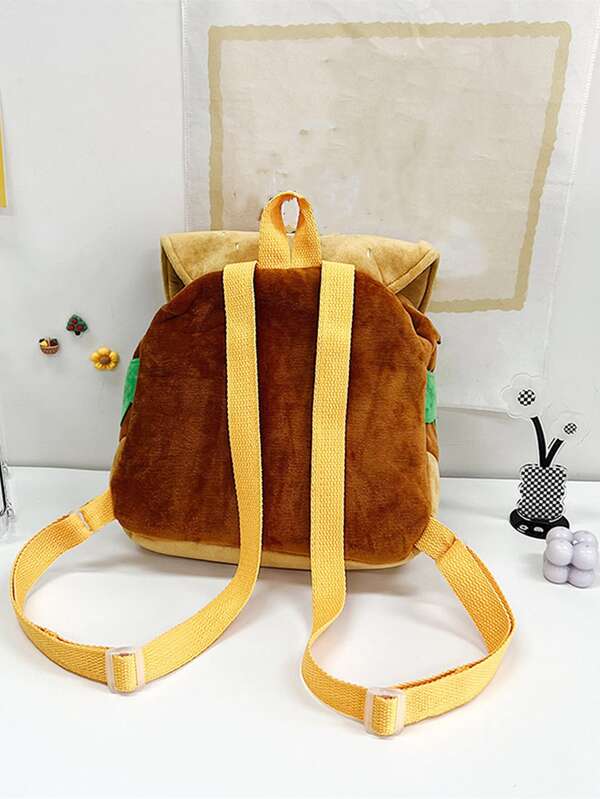 Hamburger Design Bucket Bag School Bag For Graduate, Teen Girls