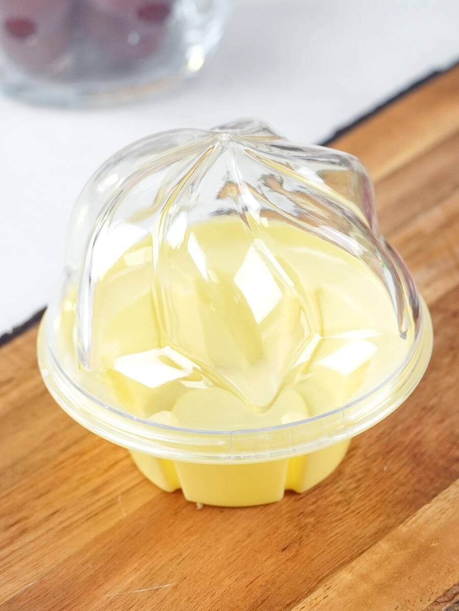 1入組塑膠冰淇淋盒 - 黃色 - 查看 1