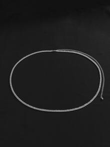 時尚流行男士簡約腰鍊，適合珠寶禮物和時尚外觀