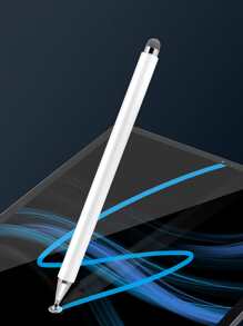 1pc Magnetic Dual Ended Stylus Pen - White - View 1