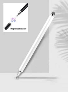 1pc Magnetic Dual Ended Stylus Pen - White - View 3