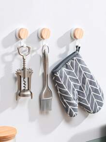 1入組多功能牆面掛鉤 - 彩色 - 查看 1