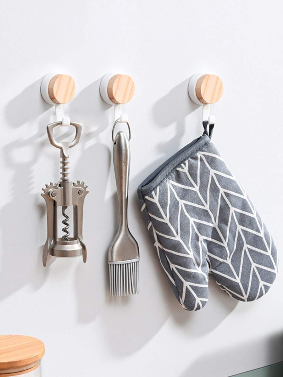 1入組多功能牆面掛鉤 - 彩色 - 查看 1