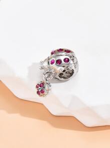 Rhinestone Decor Ladybug DIY Bead - Nhiều màu - Xem 3