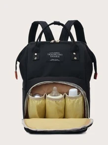 Không Thấm Nước, Công Suất Lớn & Trạm Thay Đồ Em Bé Di Động Với Baby Stuff Organizer - Món Quà Hoàn Hảo Cho Em Bé Tắm - màu đen - Xem 7