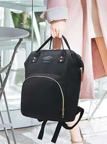 Không Thấm Nước, Công Suất Lớn & Trạm Thay Đồ Em Bé Di Động Với Baby Stuff Organizer - Món Quà Hoàn Hảo Cho Em Bé Tắm - màu đen - Xem 6