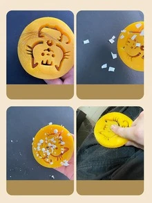 1入組貓貓設計隨機絨毛刷 - 彩色 - 查看 5