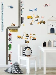 Pegatina de pared de niños con estampado de dibujos animados - Multicolor - Ver 4