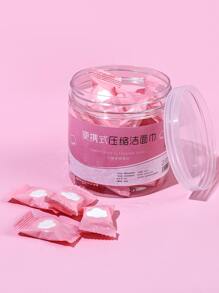 30pcs Compressed Face Towel - White - View 1