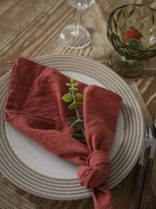 4 cái khăn ăn vải màu hỗn hợp - Nhiều màu - Xem 2